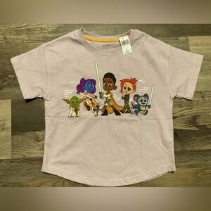 Star Wars- Young Jedi Adventures purple tee shirt